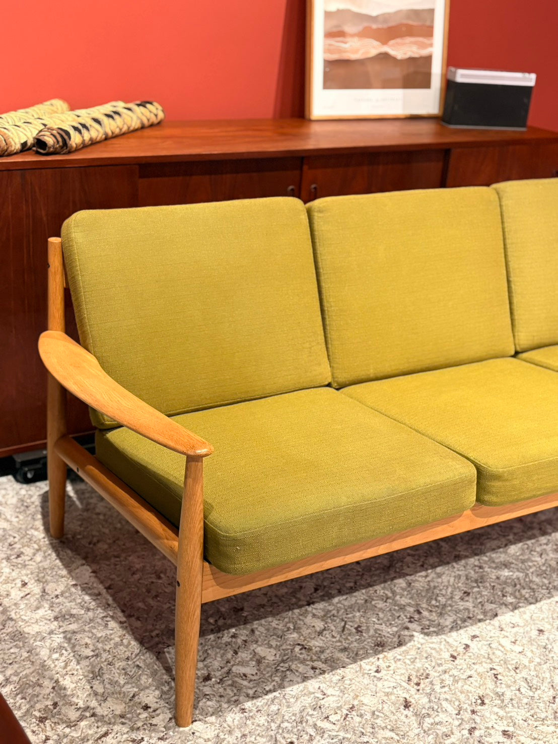 QV26064, 丹麥, 3-seater sofa model 118, Grete Jalk for France & Son