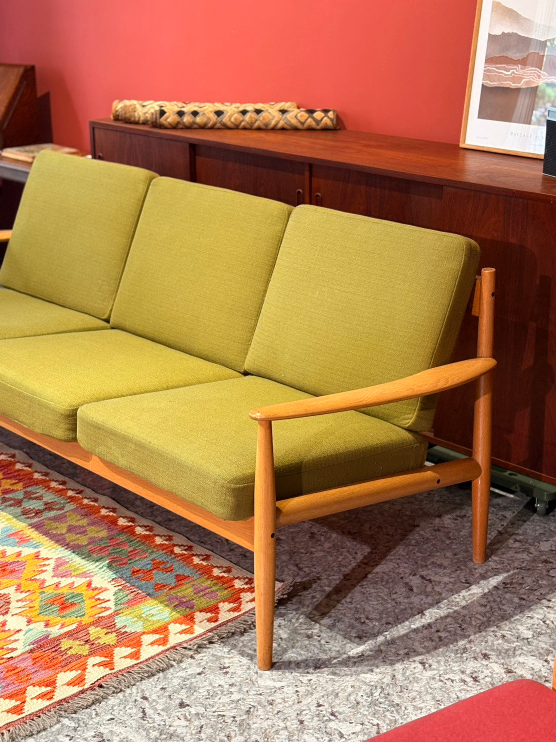 QV26064, 丹麥, 3-seater sofa model 118, Grete Jalk for France & Son