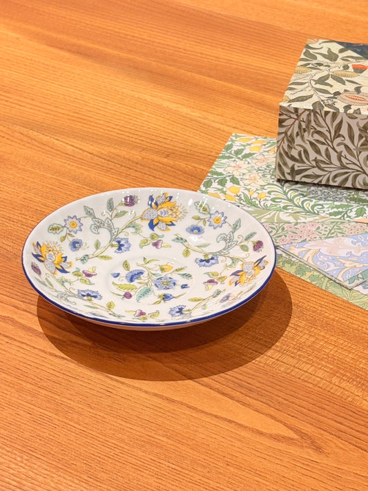QV26068, 英國, Minton "Haddon Hall Blue" ,骨瓷點心盤 / 飾品盤（單件現貨）