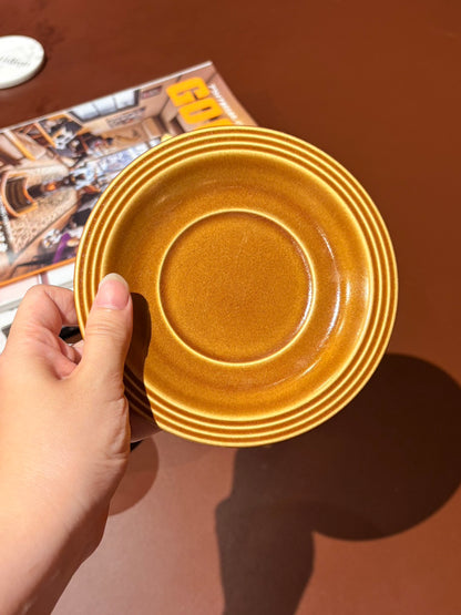 QV26069, 英國, HORNSEA POTTERY 杯盤租 _Saffron