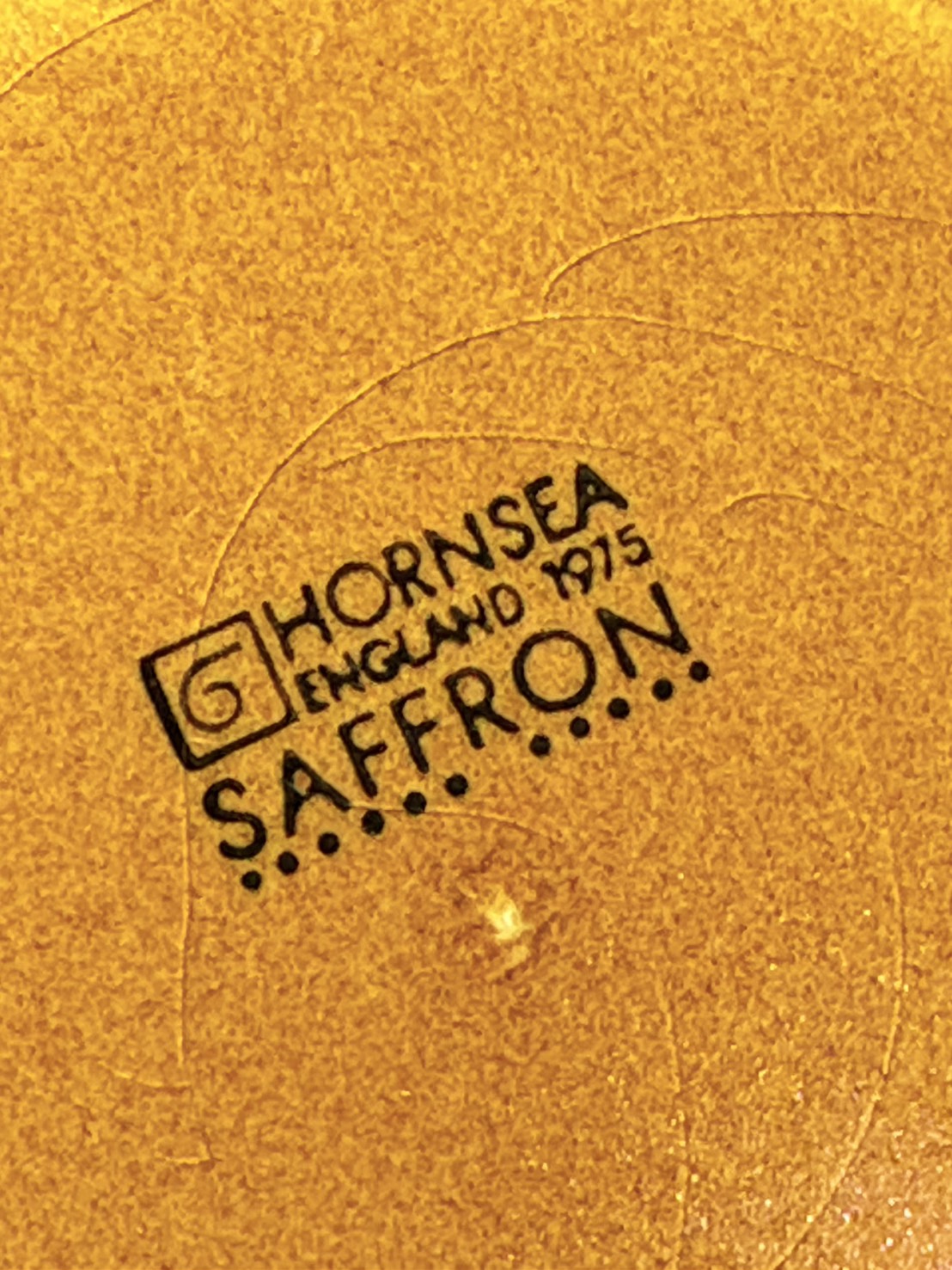 QV26069, 英國, HORNSEA POTTERY 杯盤租 _Saffron