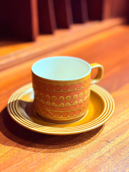 QV26070, 英國, HORNSEA POTTERY 杯盤租 _Saffron