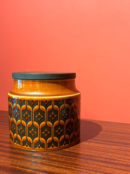 QV26072, 英國, HORNSEA POTTERY 儲物罐 Storage Jar + Lid _Heirloom