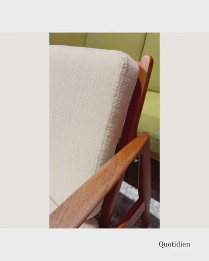 QV26048, 丹麥, Kai Kristiansen Paper Knife Lounge Chair, Model 121 , Magnus Olesen  (單件販售)